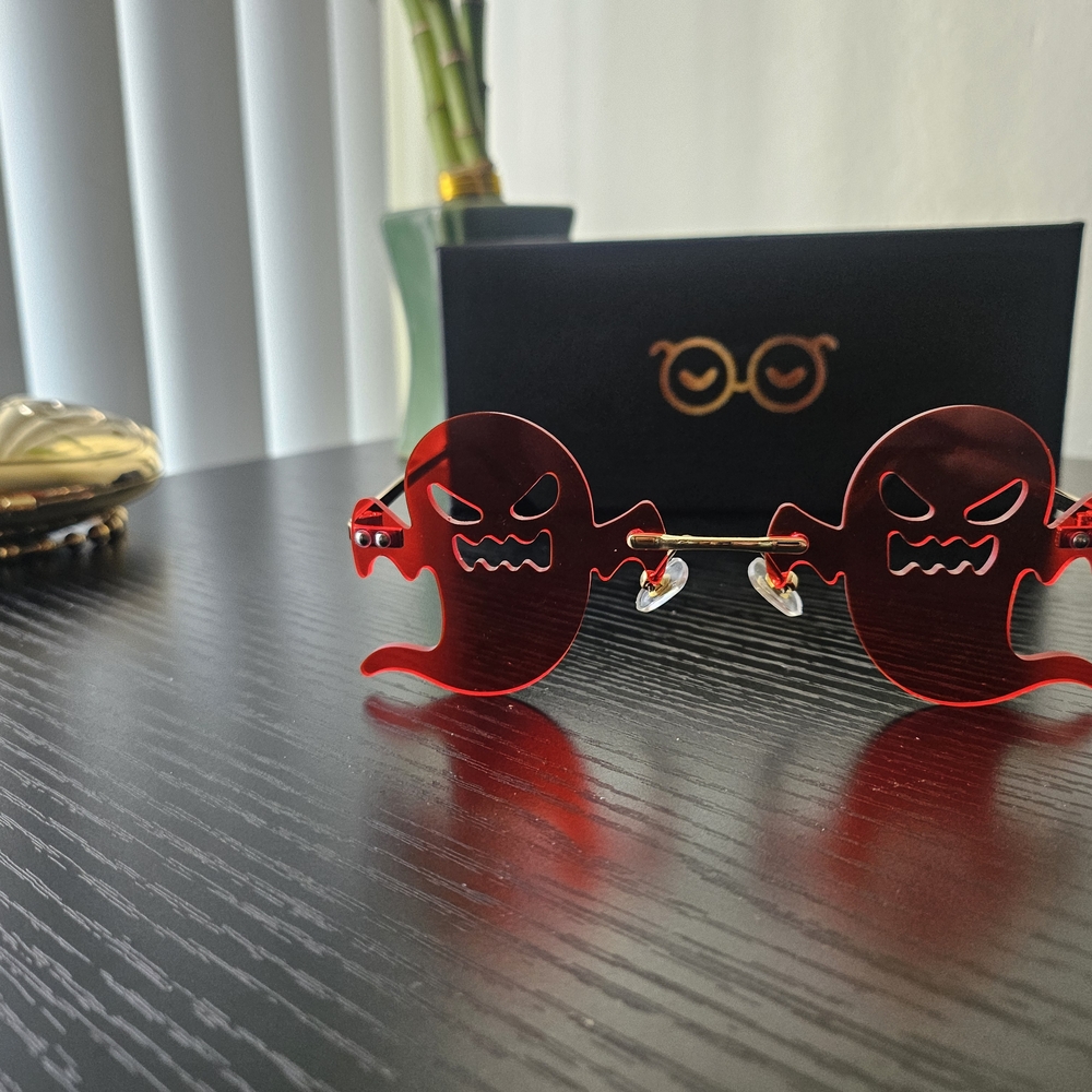 Ghostly Red Sunglasses